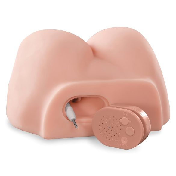 PDX Dirty Talk - realistična torzo stražnjica s dildo (prirodno)
