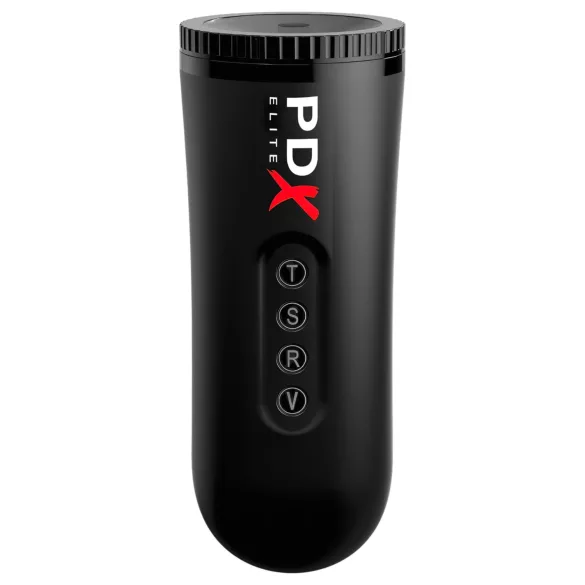 PDX Moto Blower - masturbator sa usisavanjem i vibracijom - crni