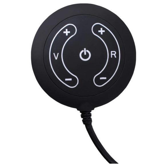 PDX Elite Milk Me Silly - vibrirajući torzo masturbator (prirodan)