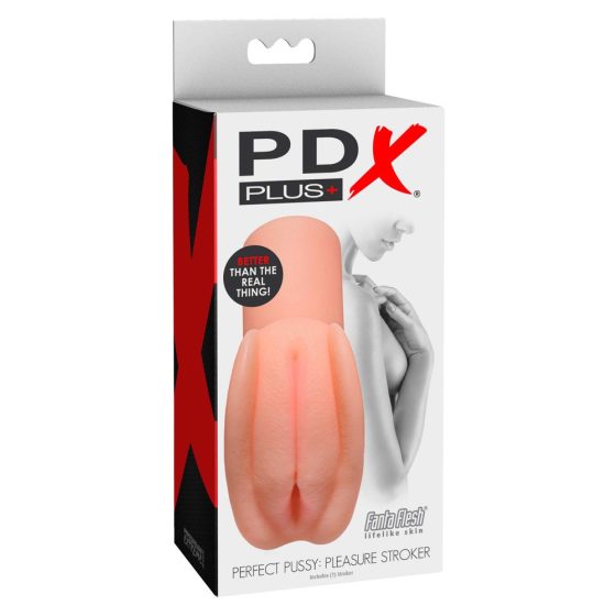PDX Pleasure Stroker - realistični masturbator maca (prirodni)