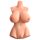 PDX Perfect 10 - veliki poprsje torzo masturbator (prirodna boja)