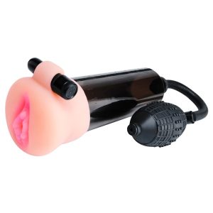 Pipedream Travel Trio - vibrirajuća pumpa za penis (crna-prirodna)