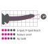 Icicles No. 86 - stakleni dildo s penisom (ružičasti)