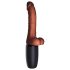 Kraljevski Cock Plus 7,5 - smeđi lubrikacijski dildo s vibracijama