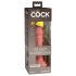 King Cock Elite 6 - realističan dildo s vakum postoljem (15 cm) - prirodna boja