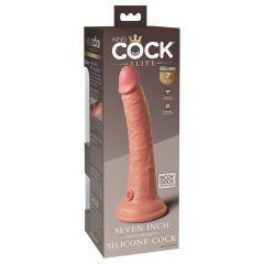 King Cock Elite 7 - realističan dildo (18 cm) - prirodan