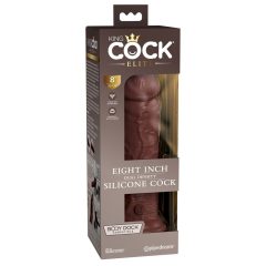 King Cock Elite 8 - realističan dildo (20 cm) - smeđi