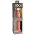 King Cock Elite 9 - realistični dildo s vakuumskim postoljem - 23 cm - natur