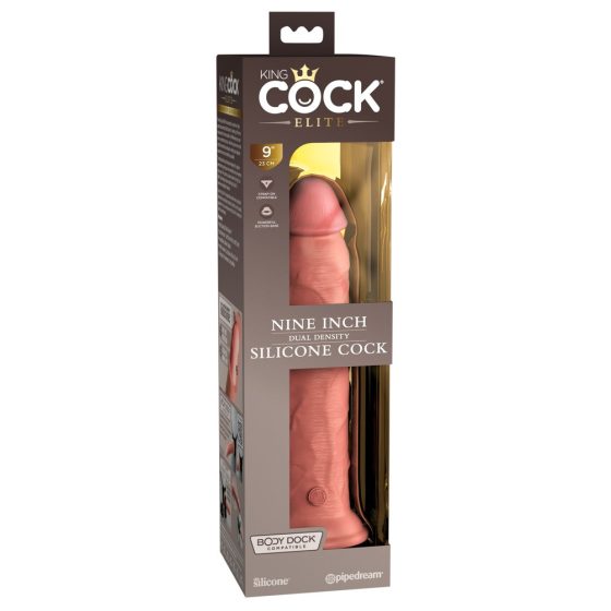 King Cock Elite 9 - realističan dildo (23 cm) - prirodan