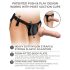 King Cock Elite Beginner's - crni podvezni strap-on