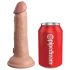 King Cock Elite Beginner's - strap-on dildo (naturalan)