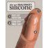 King Cock Elite Comfy - udobni strap-on s remenom (tamna prirodna boja)