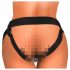 King Cock Elite Comfy - udobni strap-on s remenom (tamna prirodna boja)