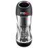 PDX ViewTube Pro - usisno-vibracijski masturbator (crni)