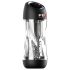 PDX ViewTube Pro - usisno-vibracijski masturbator (crni)