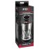 PDX ViewTube Pro - usisno-vibracijski masturbator (crni)