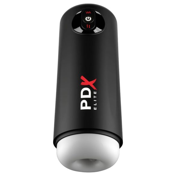 PDX Elite Moto Milker - crni pulsirajući masturbator