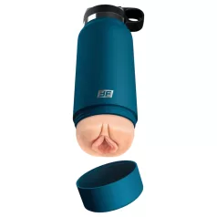   Fuck Flask Private Pleaser - masturbator boca - realistična vagina - plava/natur