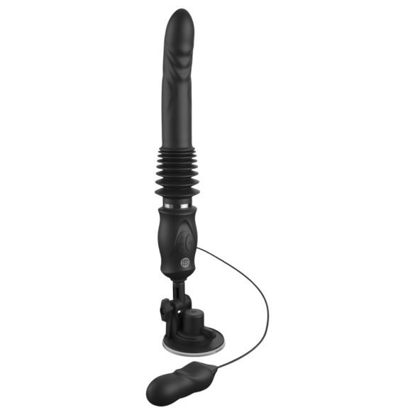 Fetish - potiskujući vibrator - crna