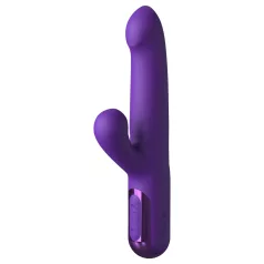   Fantasy For Her - 2-u-1 potiskujući vibrator i stimulator klitorisa (ljubičasti)