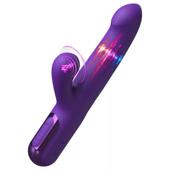 Fantasy For Her - 2u1 vibrator s funkcijom thrustanja i stimulator klitorisa