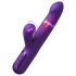 Fantasy For Her – 2u1 vibrator s funkcijom guranja i stimulator klitorisa (ljubičasti)