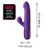 Fantasy For Her – 2u1 vibrator s funkcijom guranja i stimulator klitorisa (ljubičasti)