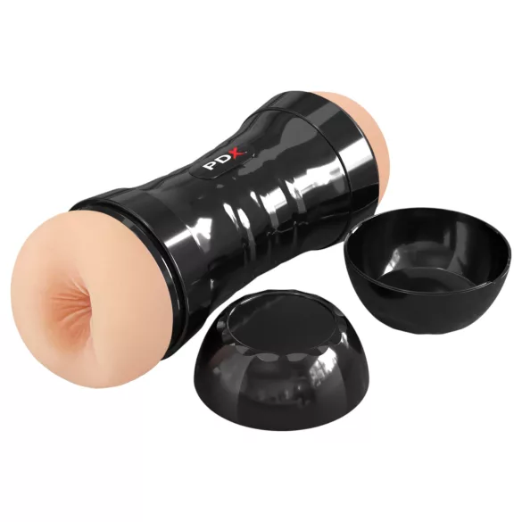 PDX Wet Pussies - realistični masturbator vagina i anus - prirodna boja