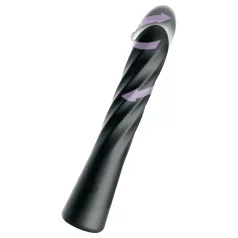   Anal Fantasy Twist Ecstasy - rotirajući-tiskajući analni vibrator (crni)