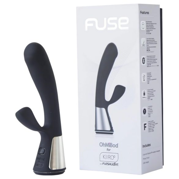 / Fleshlight OHMIBOD Kiiroo - pametni vibrator s klitoralnim krakom (crni)