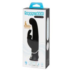   Happyrabbit G-točka - baterijski vibrator za kimanje ruke klitorisa (crni)