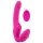 Strepless Strap-On - podesivi vibrator (ružičasti)