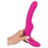 Strepless Strap-On - podesivi vibrator (ružičasti)