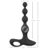 Black Velvets - analni vibrator s perlicama - crni