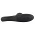 Crna svila - analni vibrator s perlicama (crni)