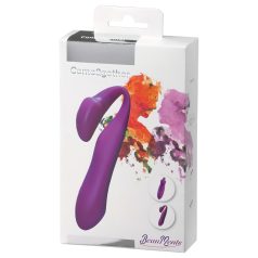   BeauMents Come2gether - akumulatorski, vodootporni parni vibrator (ljubičasta)