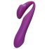 BeauMents Come2gether - akumulatorski, vodootporni parni vibrator (ljubičasta)