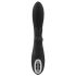 SMILE Triple - vodootporni crni vibrator s tri kraka, punjiv na baterije