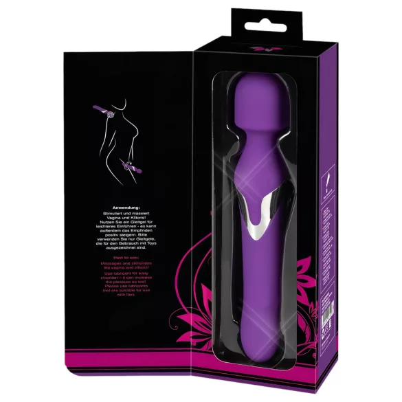 Javida Wand & Pearl - masažni vibrator 2u1 - ljubičasta