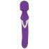 Javida Wand & Pearl - 2u1 masažni vibrator (ljubičasta)