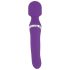 Javida Wand & Pearl - 2u1 masažni vibrator (ljubičasta)