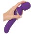 Javida Wand & Pearl - 2u1 masažni vibrator (ljubičasta)