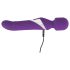 Javida Wand & Pearl - 2u1 masažni vibrator (ljubičasta)