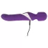 Javida Wand & Pearl - masažni vibrator 2u1 - ljubičasta