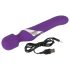 Javida Wand & Pearl - 2u1 masažni vibrator (ljubičasta)