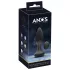 ANOS - analni vibrator s rotirajućim perlicama - crni