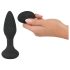 ANOS - crni analni vibrator s rotirajućim kuglicama