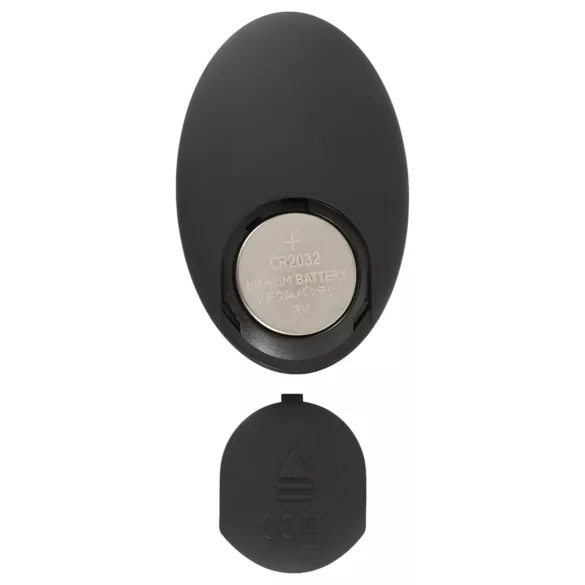 ANOS - analni vibrator s rotirajućim perlicama - crni