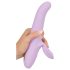 SMILE Thrusting - rotirajući vibrator s rukohvatom za klitoris (ljubičasti)