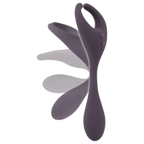 Couples Choice - vibrator za parove s 2 motora - bežični, punjivi - ljubičasti